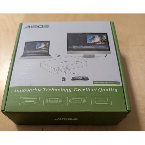 🎃New Open Box Aimos KVM HDMI 2 Port Switch - Picture 4 of 4